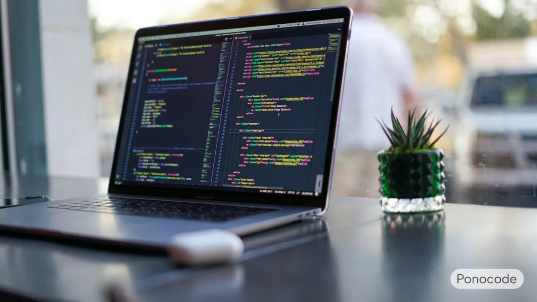 توسعهدهنده در حال کدنویسی برای طراحی CRM اختصاصی